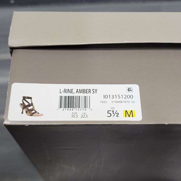 Franco Sarto Spool Heeled Sandal 5.5 M L-Rine‎ Dressy Sandal Ankle Straps - Picture 11 of 12